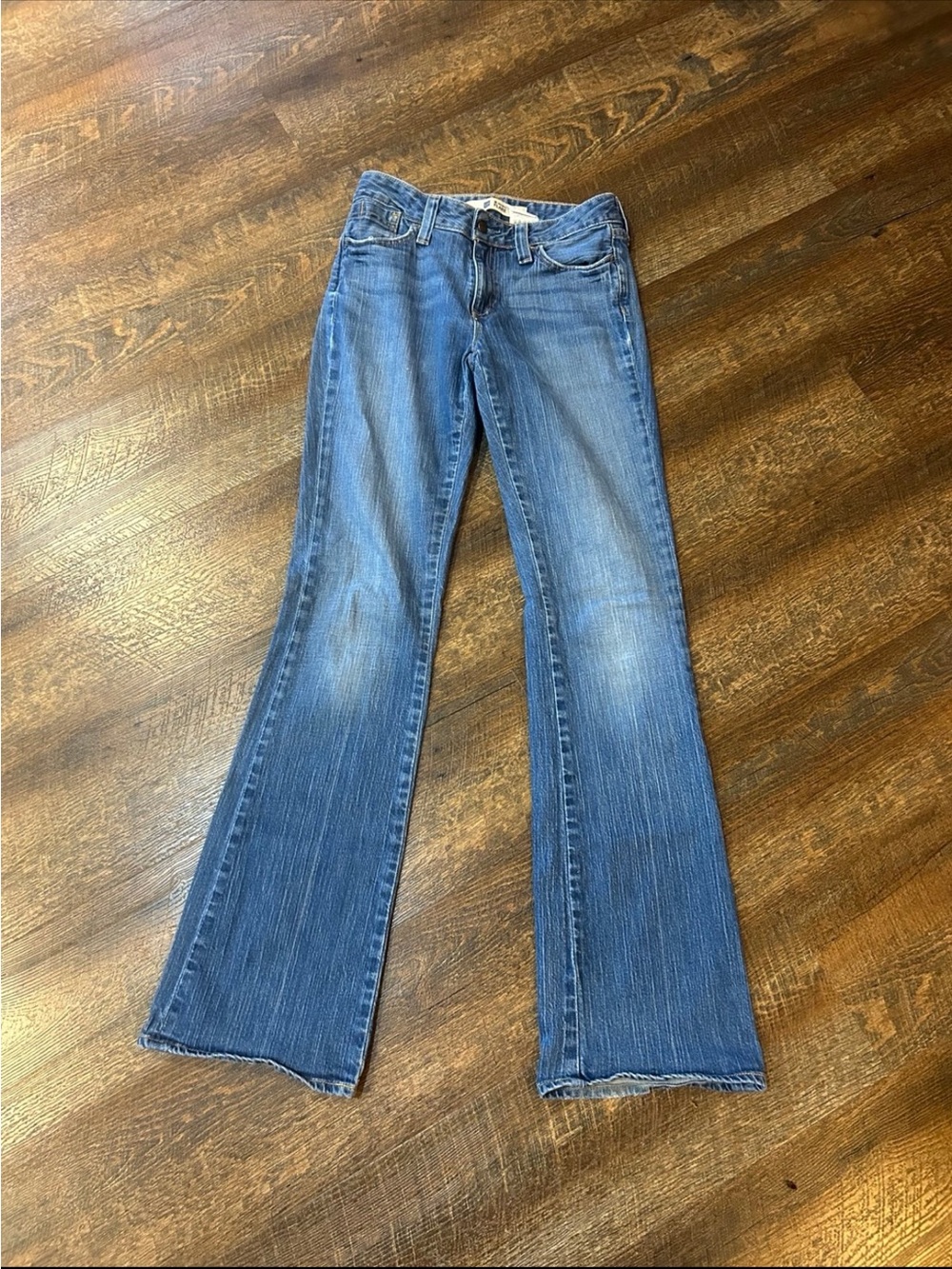 GAP Blue Flared Wide-Leg Jeans